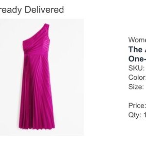 Abercrombie wedding guest dress